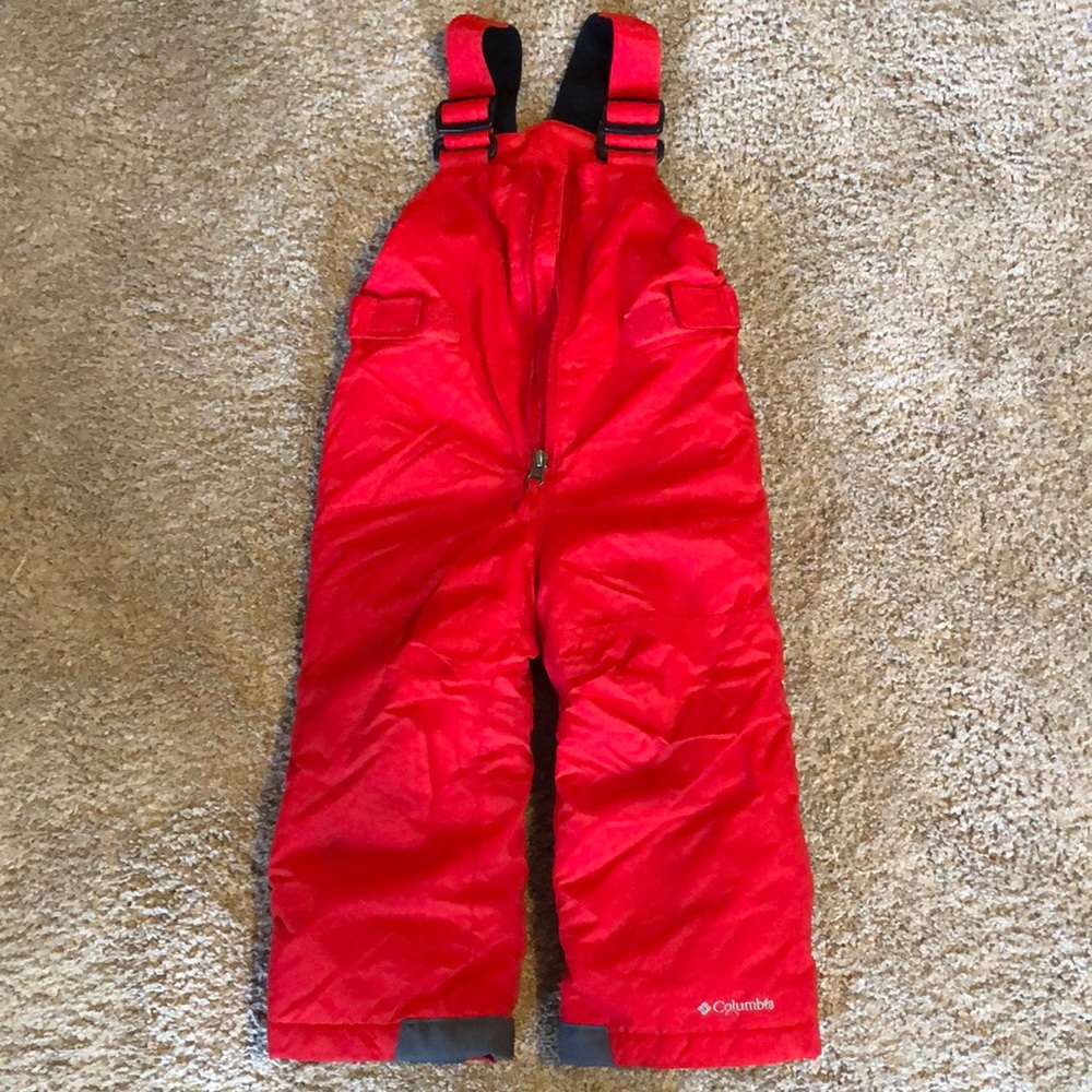 Boys Columbia snowsuit. Red.